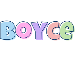 Boyce pastel logo