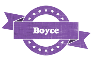 Boyce royal logo