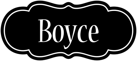 Boyce welcome logo