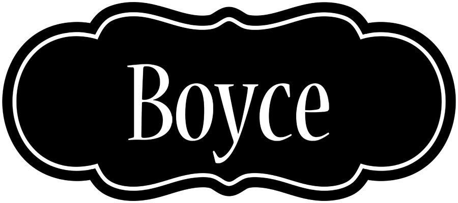 Boyce welcome logo