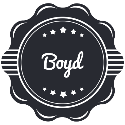 Boyd badge logo