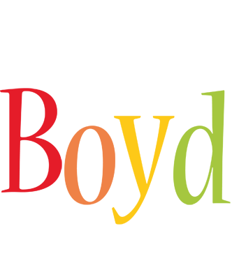 Boyd birthday logo