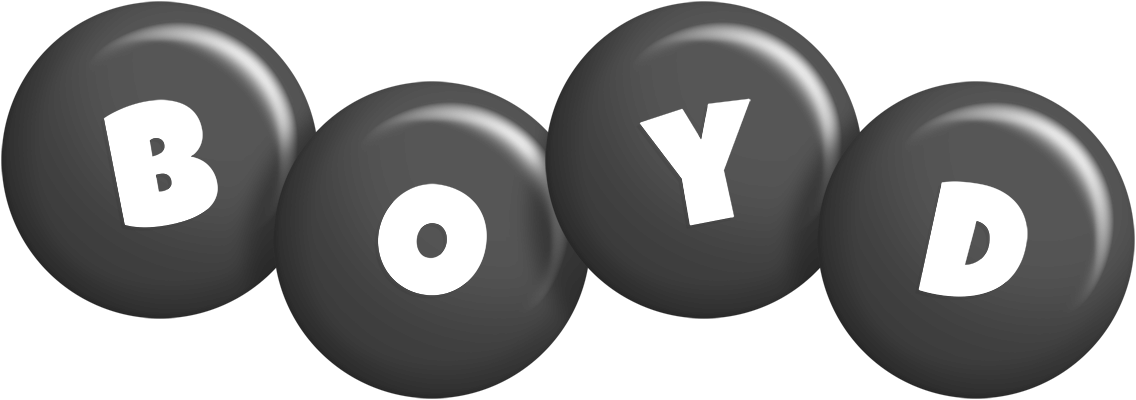 Boyd candy-black logo