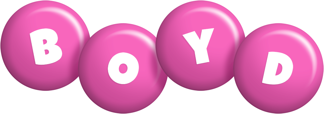 Boyd candy-pink logo
