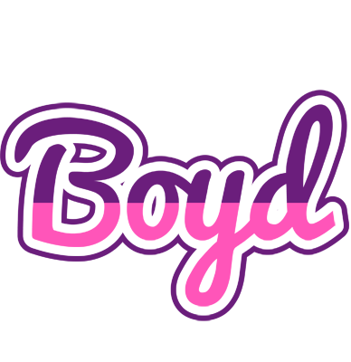 Boyd cheerful logo