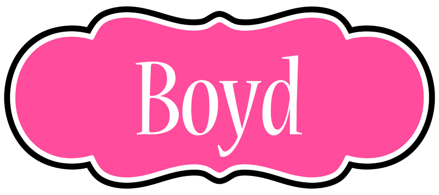 Boyd invitation logo