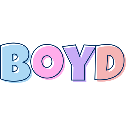 Boyd pastel logo