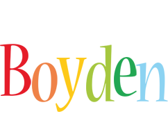 Boyden birthday logo