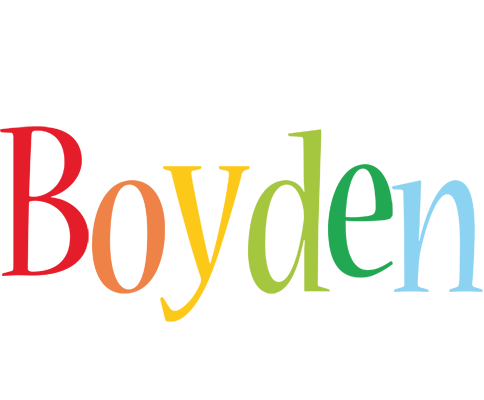 Boyden birthday logo