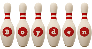 Boyden bowling-pin logo