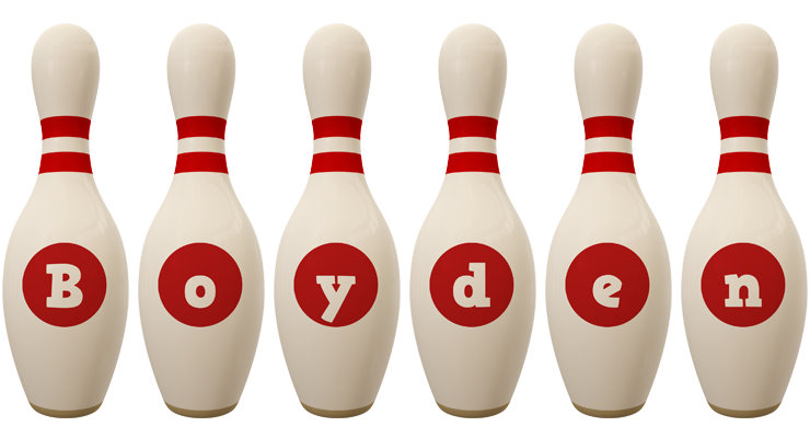 Boyden bowling-pin logo