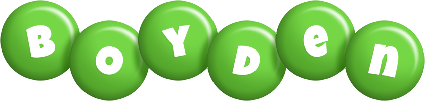 Boyden candy-green logo