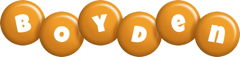 Boyden candy-orange logo