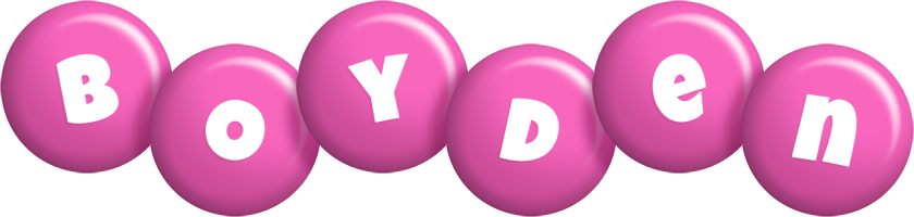 Boyden candy-pink logo