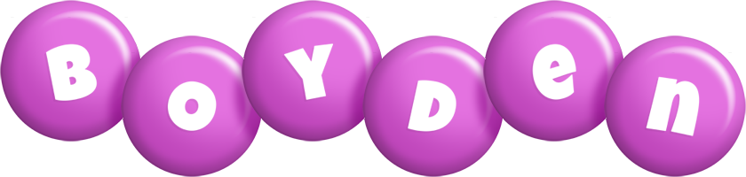 Boyden candy-purple logo