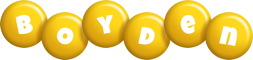 Boyden candy-yellow logo