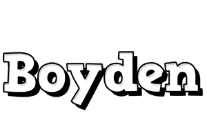 Boyden snowing logo