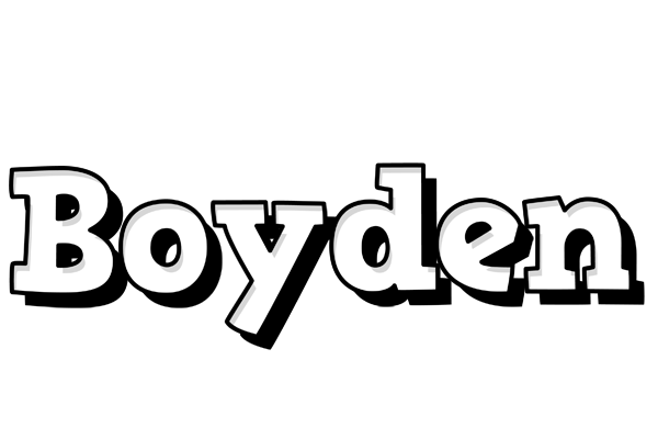 Boyden snowing logo