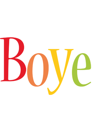 Boye birthday logo