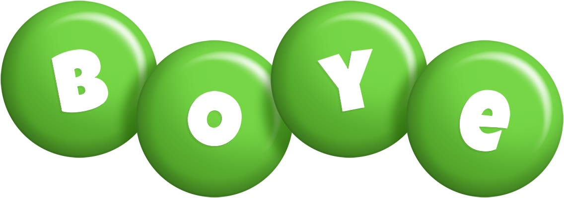 Boye candy-green logo
