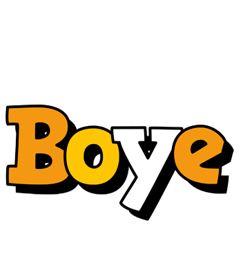 Boye cartoon logo