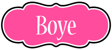 Boye invitation logo