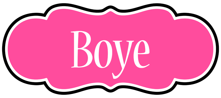 Boye invitation logo