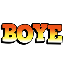 Boye sunset logo