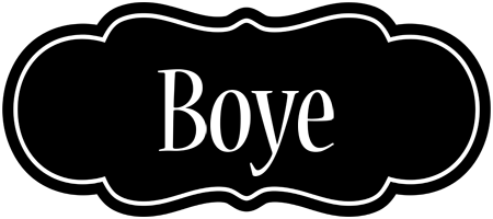 Boye welcome logo