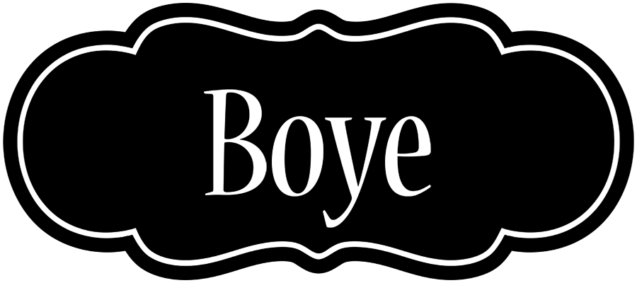 Boye welcome logo
