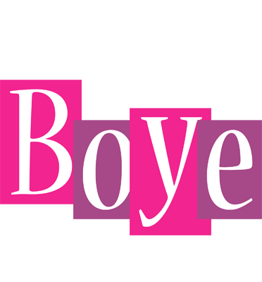 Boye whine logo