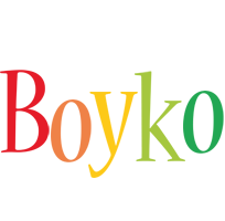 Boyko birthday logo