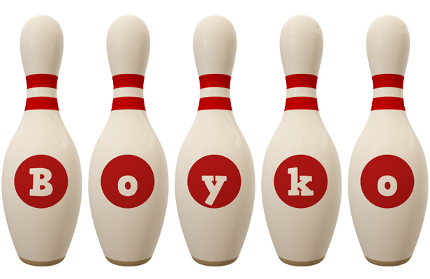 Boyko bowling-pin logo