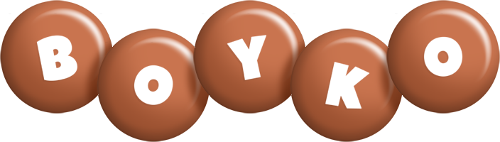 Boyko candy-brown logo