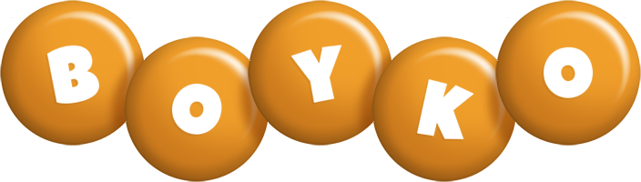 Boyko candy-orange logo