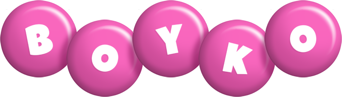 Boyko candy-pink logo