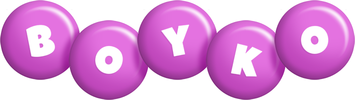 Boyko candy-purple logo