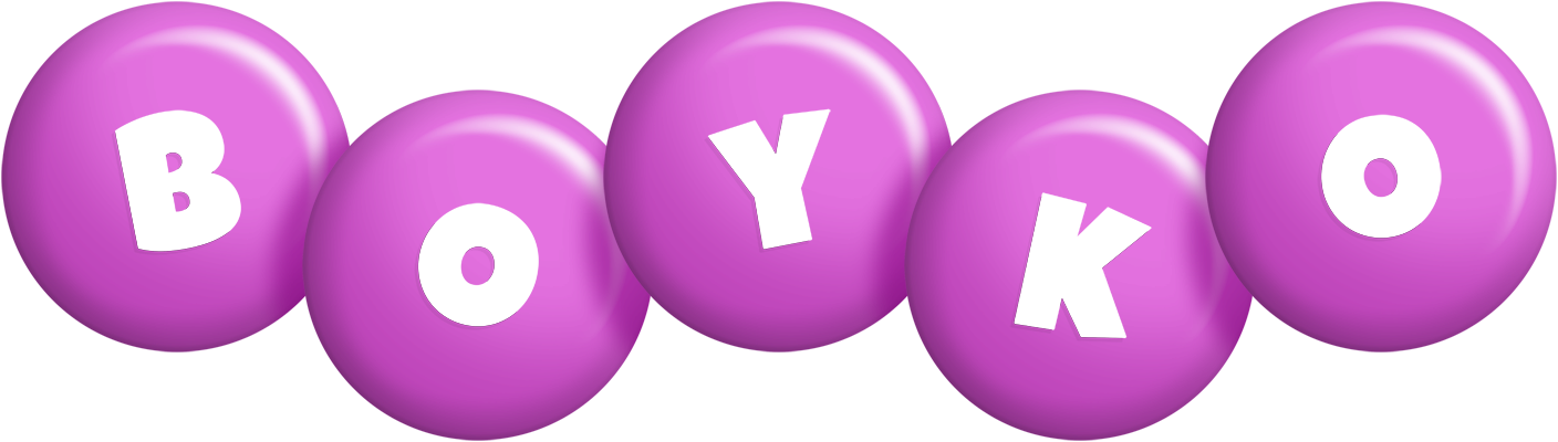 Boyko candy-purple logo