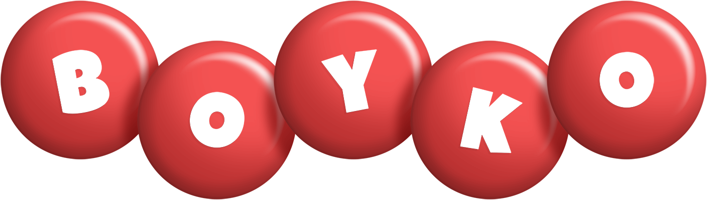 Boyko candy-red logo