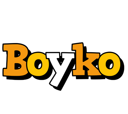 Boyko cartoon logo