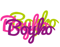 Boyko flowers logo