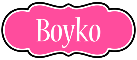 Boyko invitation logo