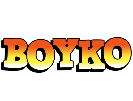 Boyko sunset logo