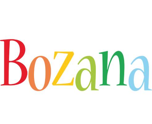 Bozana birthday logo