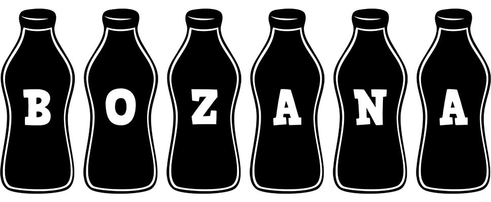 Bozana bottle logo