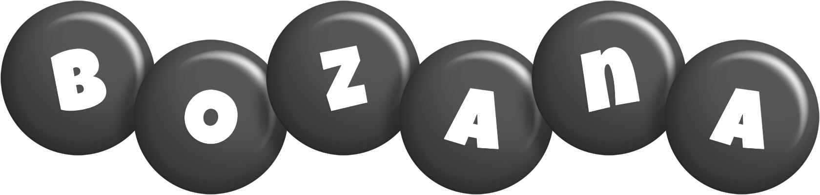 Bozana candy-black logo