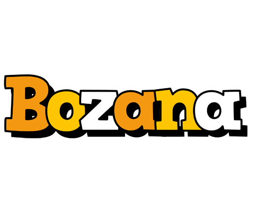 Bozana cartoon logo