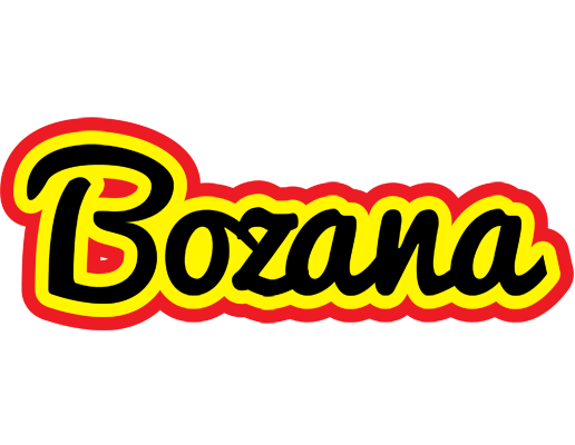 Bozana flaming logo