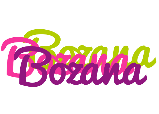 Bozana flowers logo