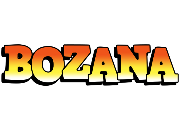 Bozana sunset logo